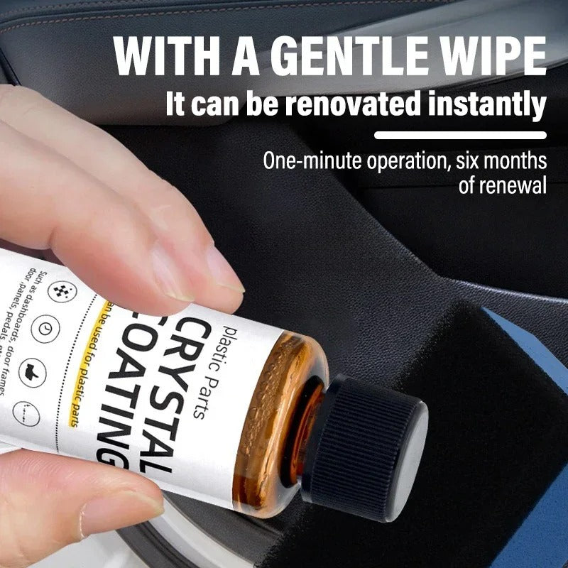 New Edition 2025 Plastic Crystal Coating Restorer for Car & Bike 30ml