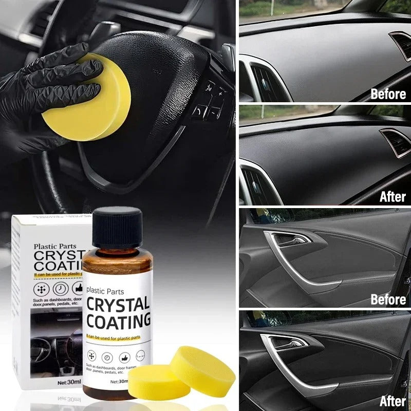New Edition 2025 Plastic Crystal Coating Restorer for Car & Bike 30ml